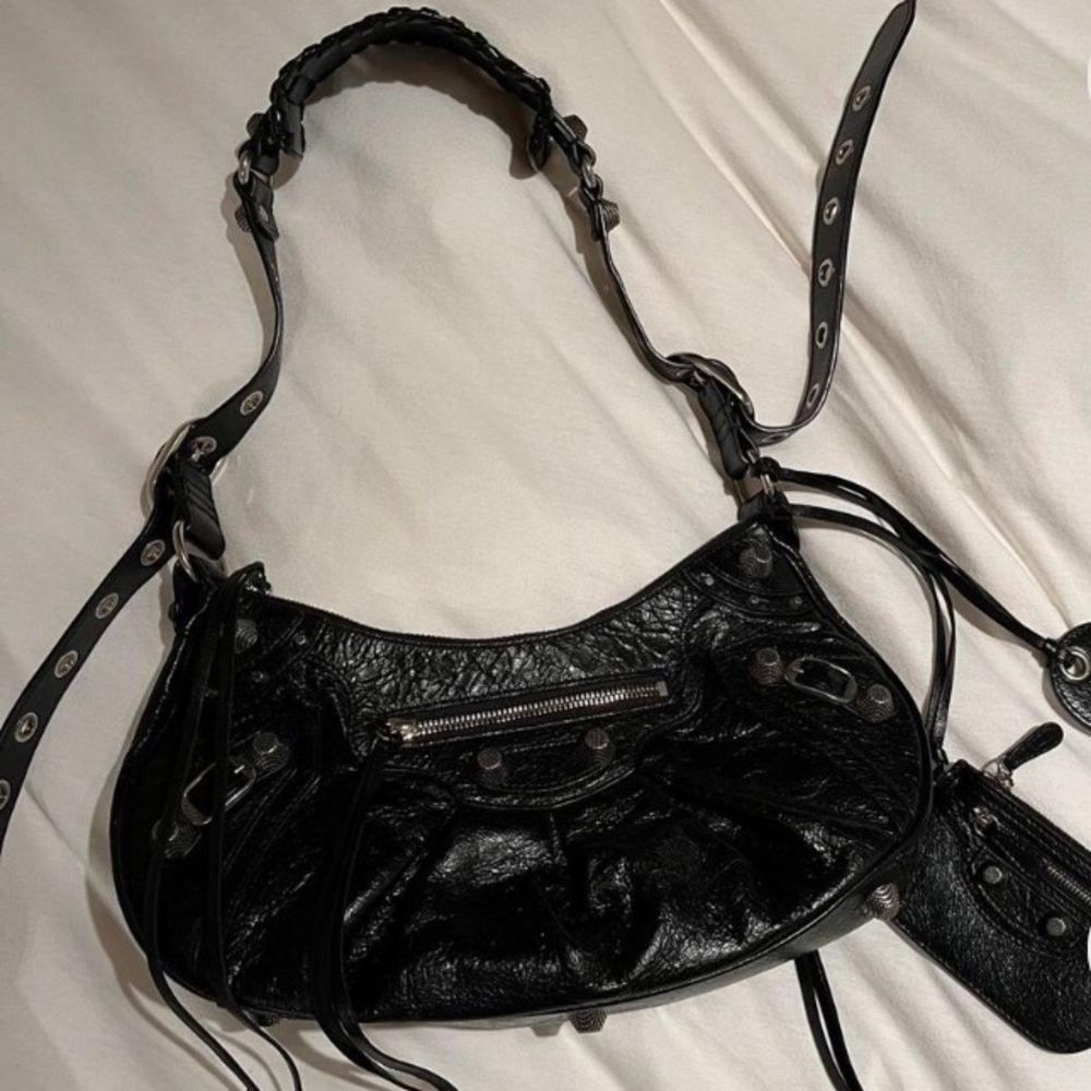 Balenciaga Le Cagole Leather Shoulder Bag